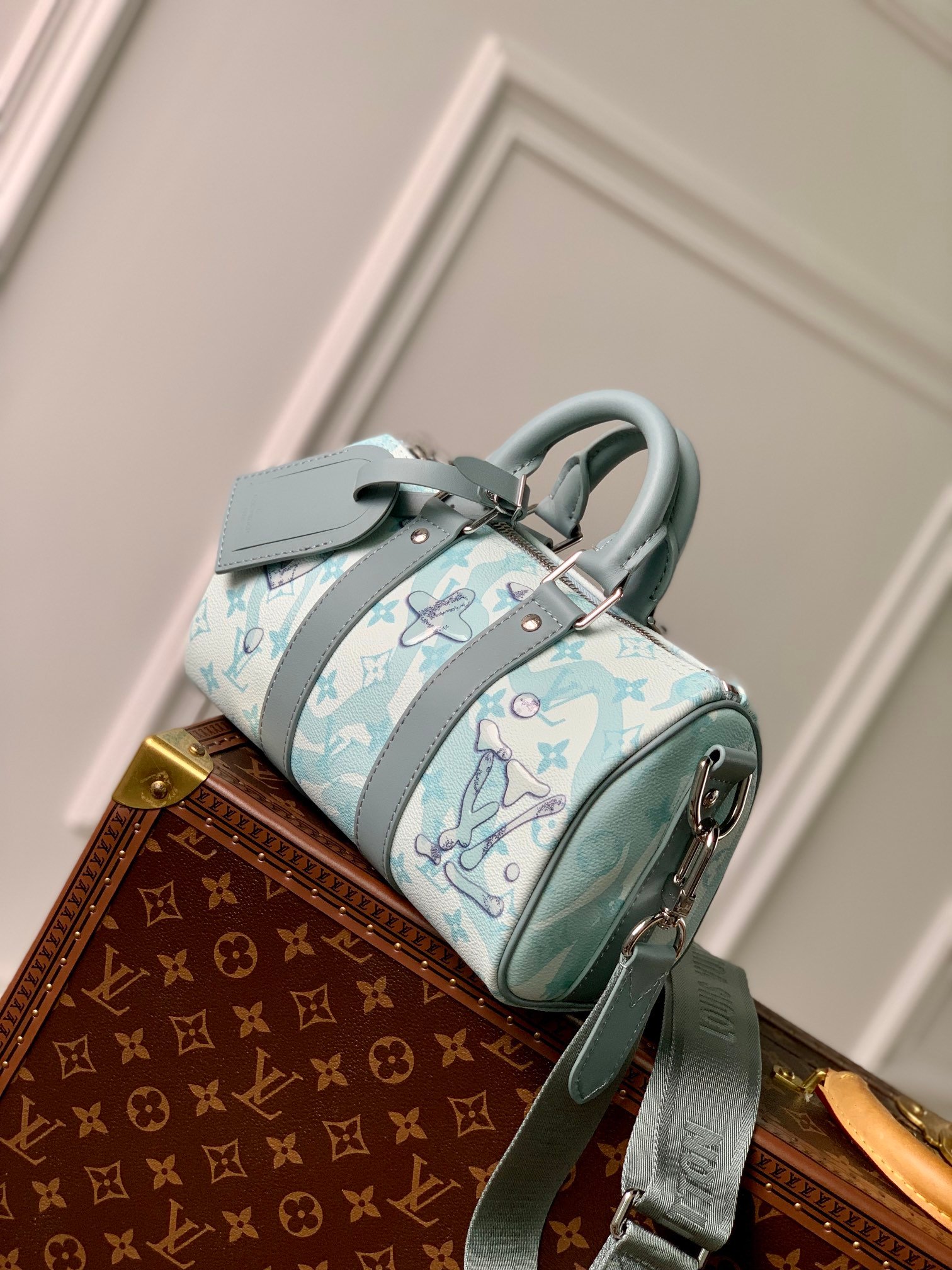 Bolso Keepall 25 con bandolera LOUIS VUITTON