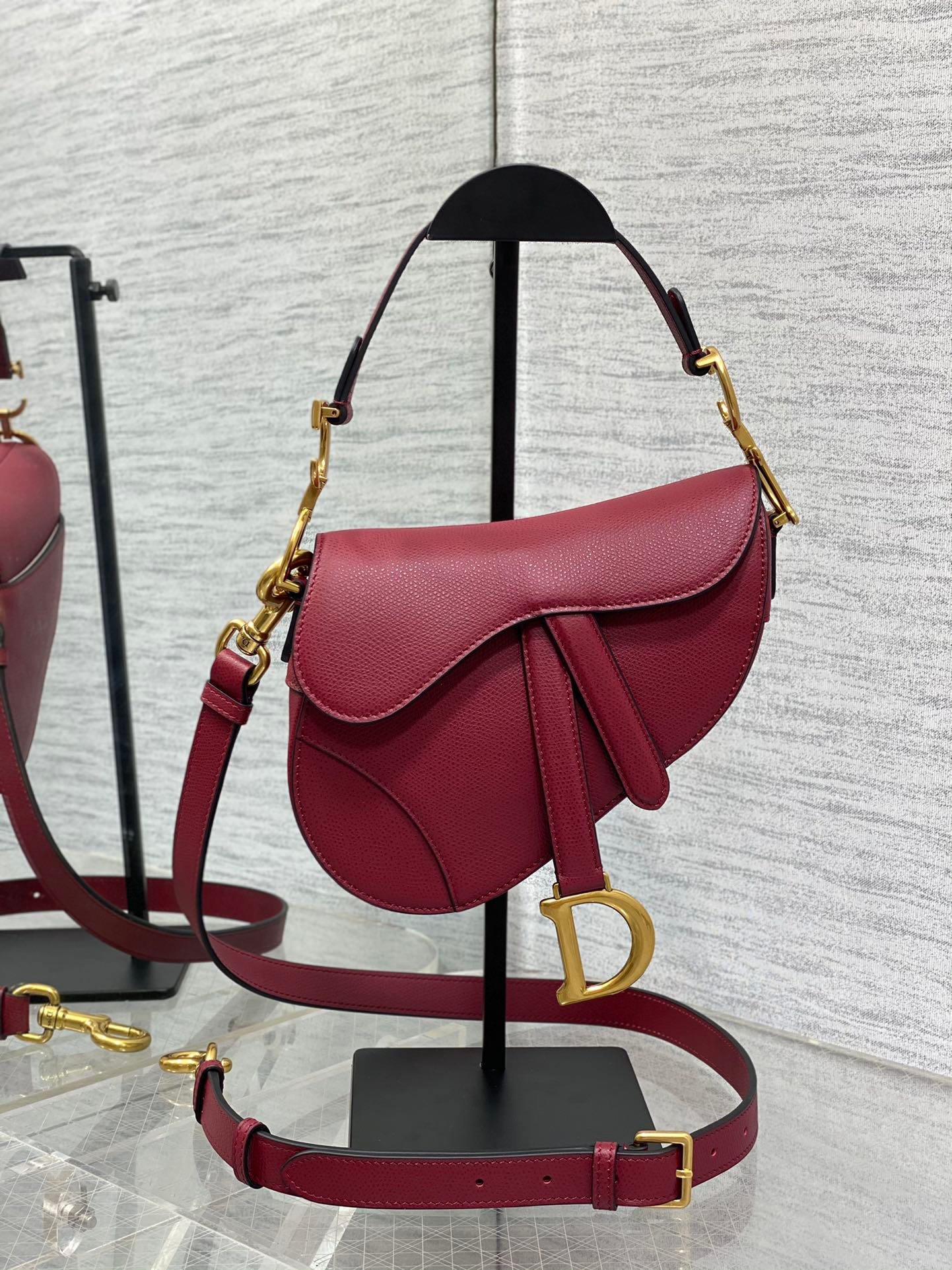 Bolso mini Saddle con bandolera Dior