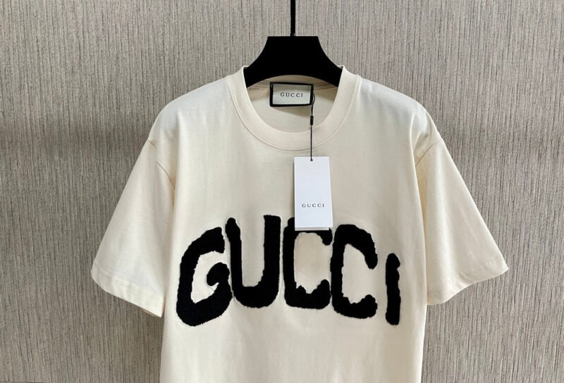 Camiseta de punto de algodón x GUCCI - Imagen 2