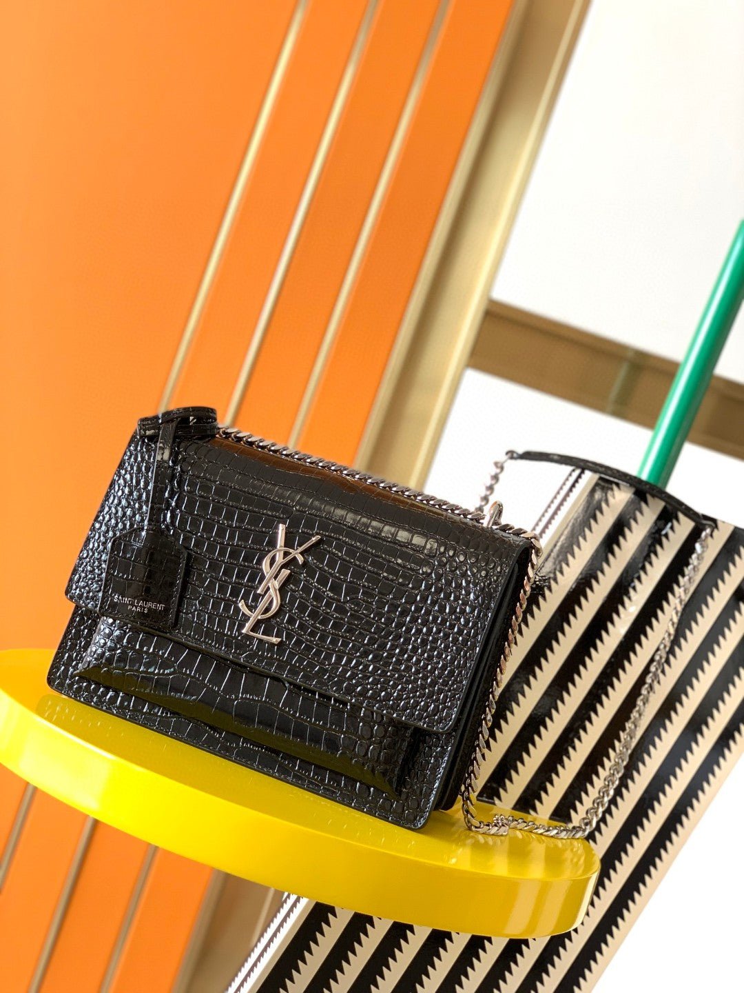 Bolso con cadena mediano Sunset YSL