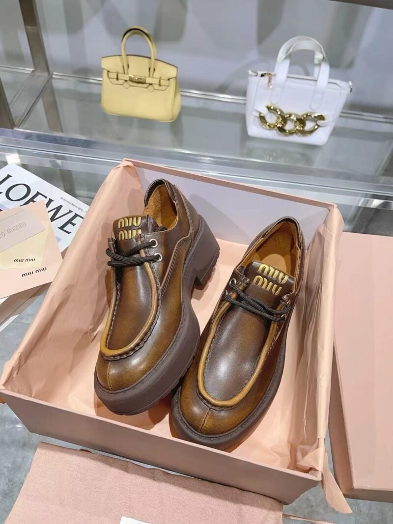 Zapato Laced Fumé Miu Miu - Imagen 2