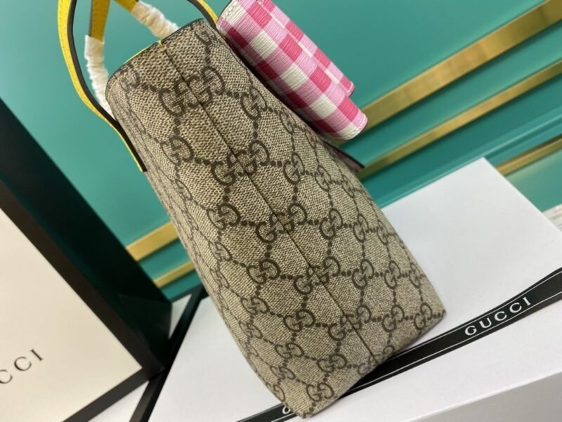 Tote Infantil GG con Lazo de Cuadros GUCCI - Imagen 14