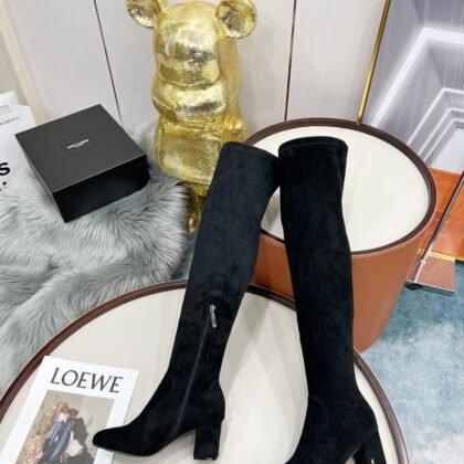 Botas Altas Lou de Piel YSL