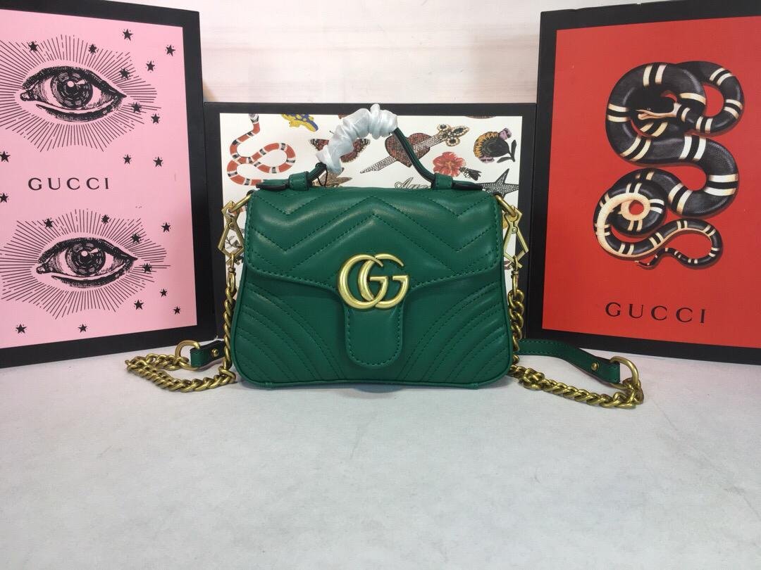 Bolso de Mano GG Marmont Pequeño GUCCI
