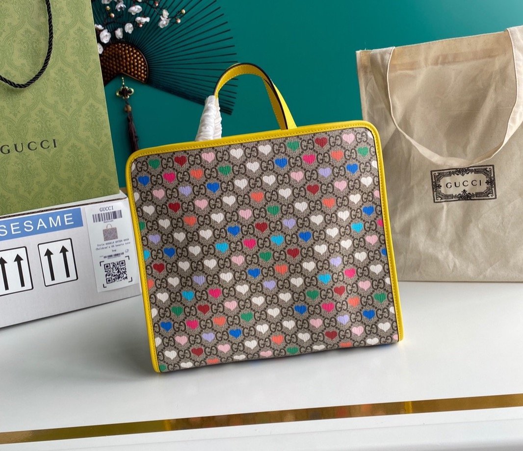 Bolso tote infantil con estrellas y GG GUCCI