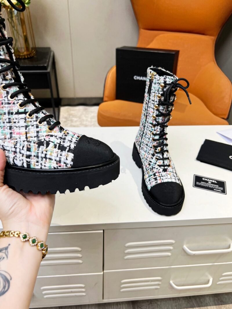 Botines de cordón Chanel - Imagen 6