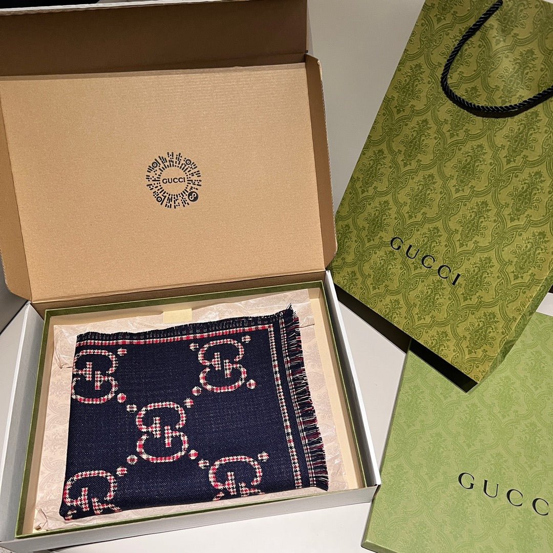 Bufanda de punto de jacquard GUCCI