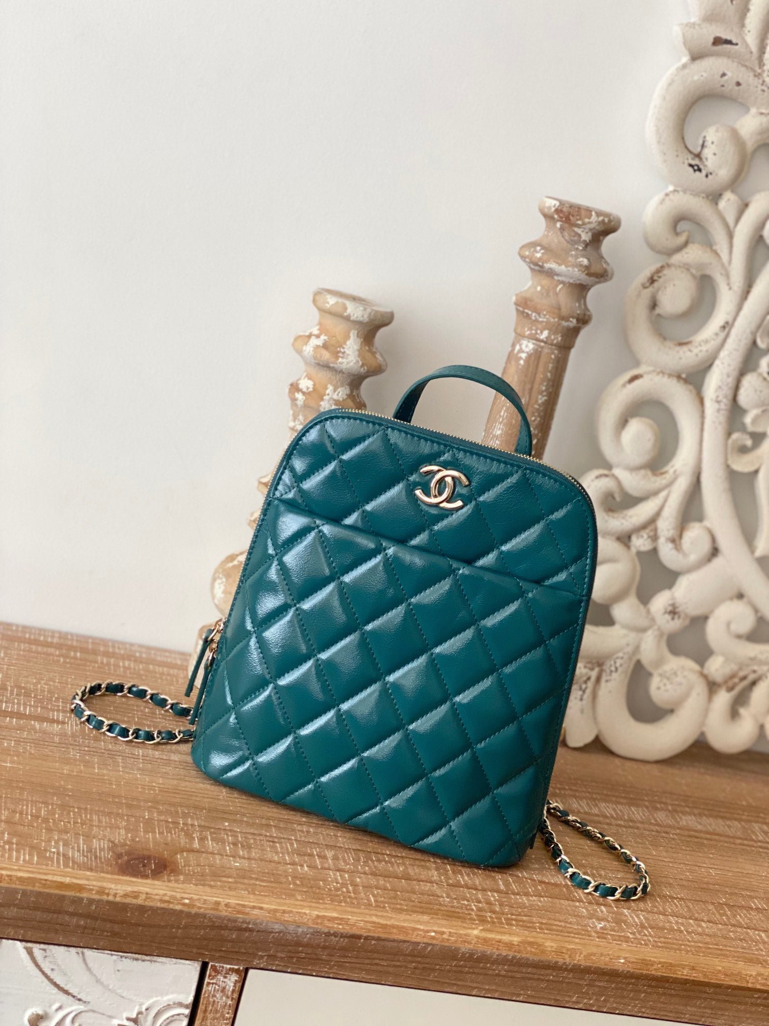 Bolso de mano con cadena Chanel