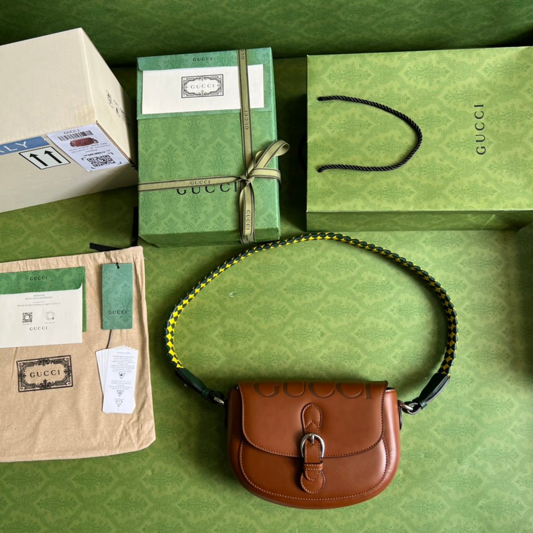 Bolsa de Hombro con logo estampado GUCCI