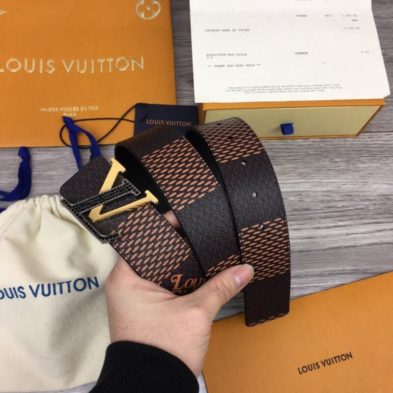 CINTURÓN REVERSIBLE LV FANCY DE 4 CM LOUIS VUITTON - Image 3