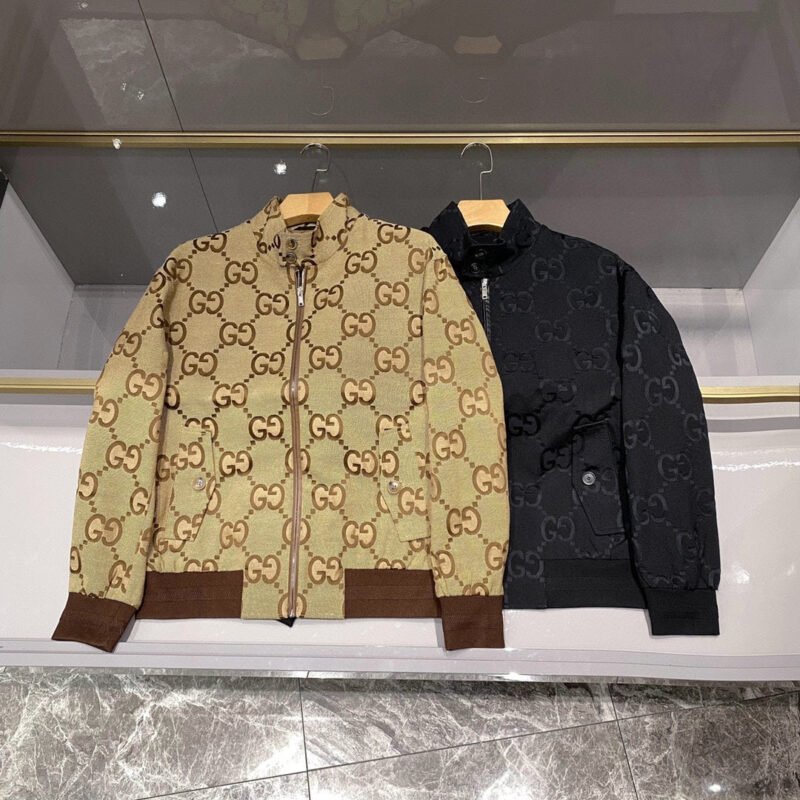 Chaqueta de lona con jumbo GG GUCCI