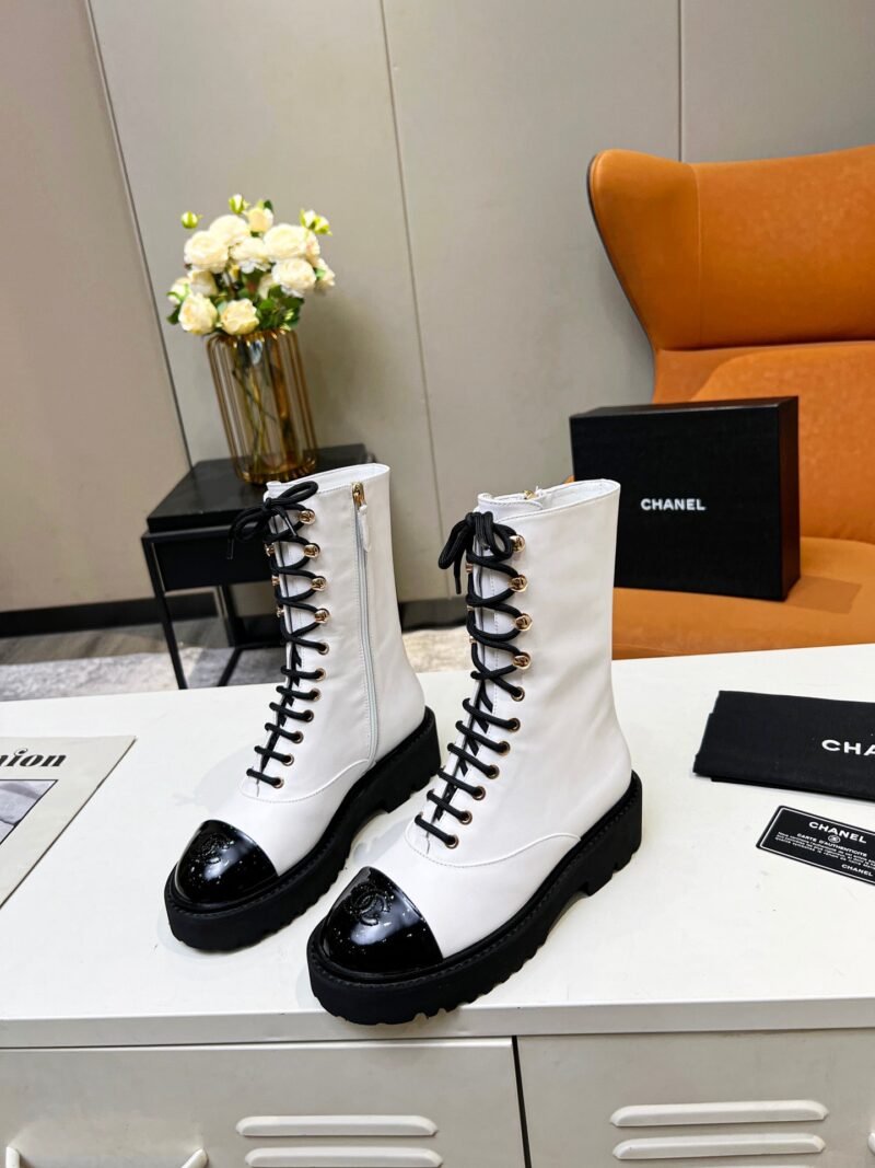 Botines de cordón Chanel - Imagen 4