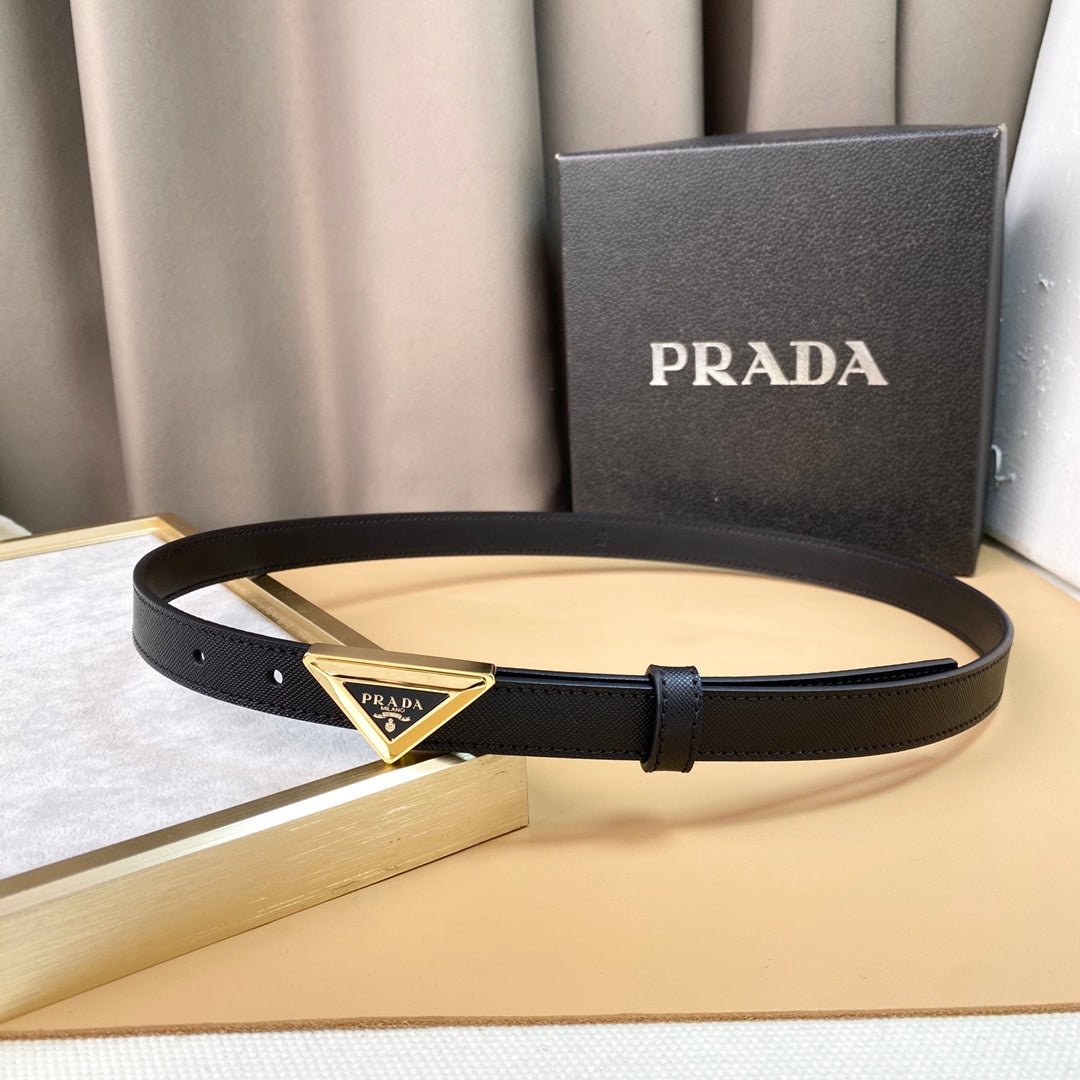 Cinturón de piel saffiano PRADA