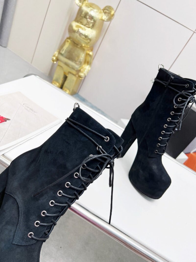 Botines Cherry de Plataforma Piel YSL - Imagen 6