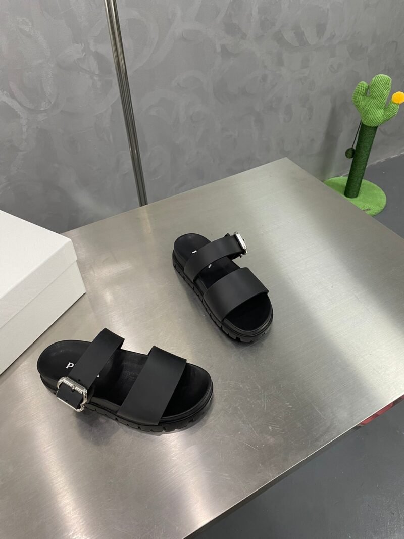 Sandalias de piel PRADA - Imagen 6