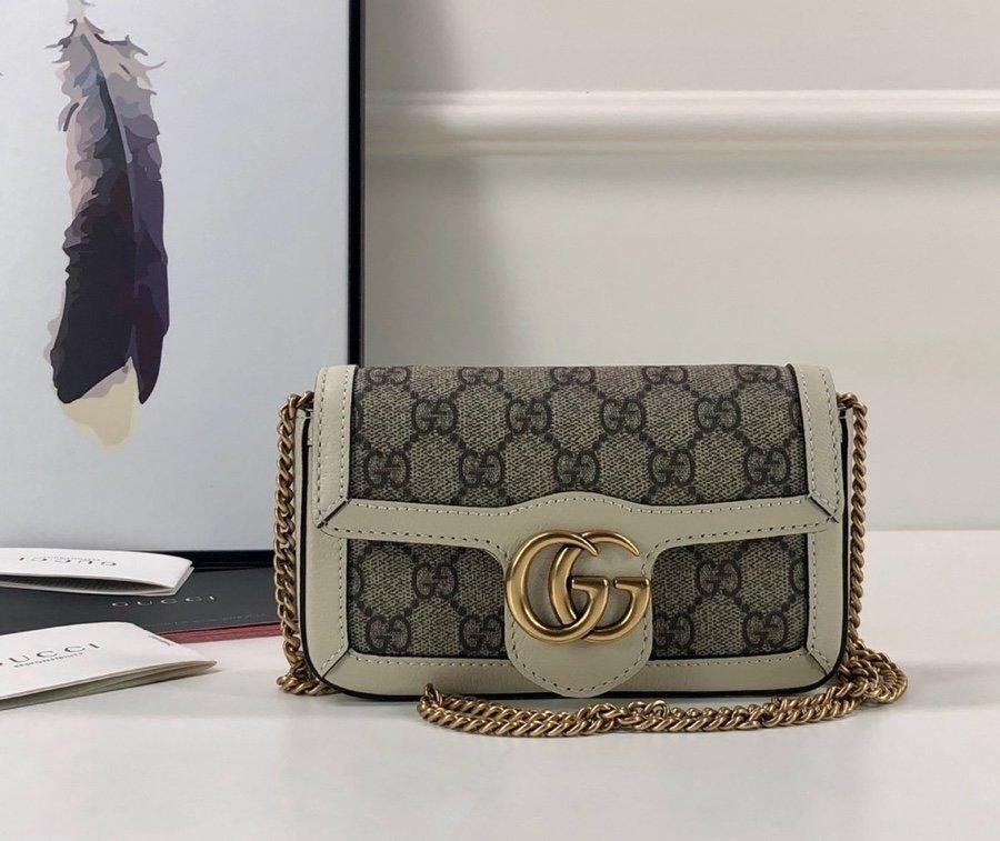 Microbolso GG Supreme de piel GUCCI - Imagen 9