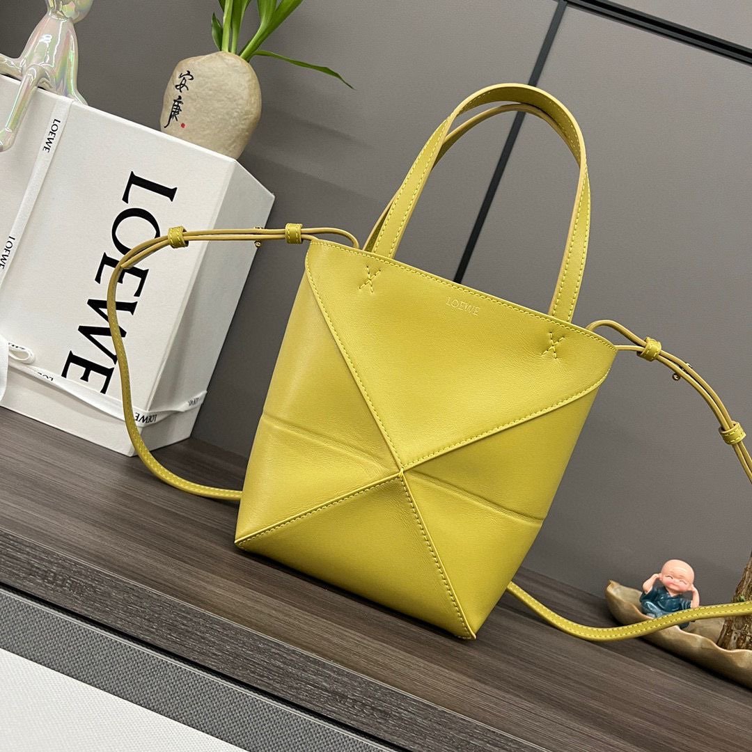 Bolso Puzzle Fold tote mini Loewe