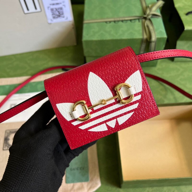 Tarjetero adidas x Gucci con Horsebit - Imagen 3