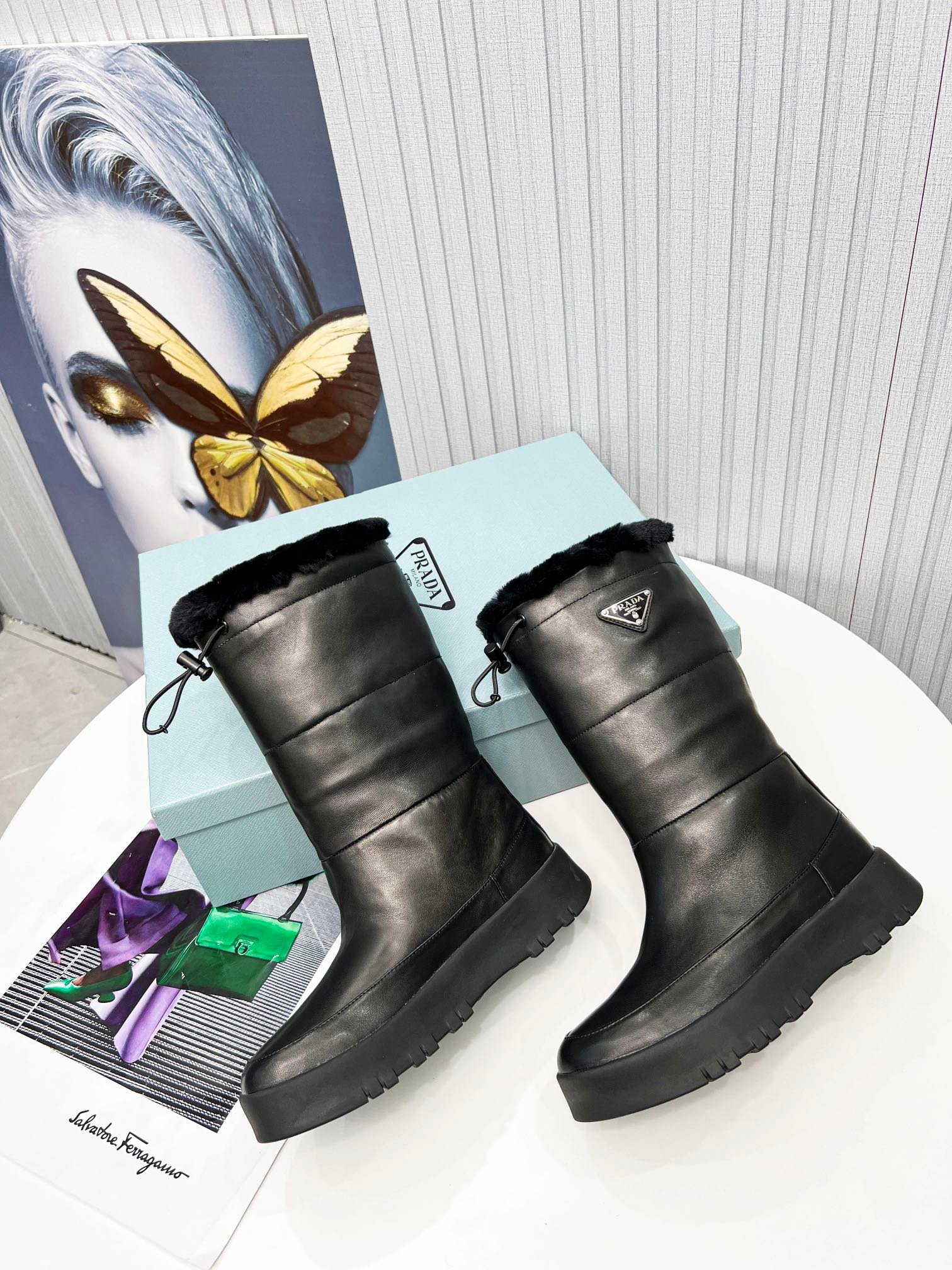 Botas de piel PRADA