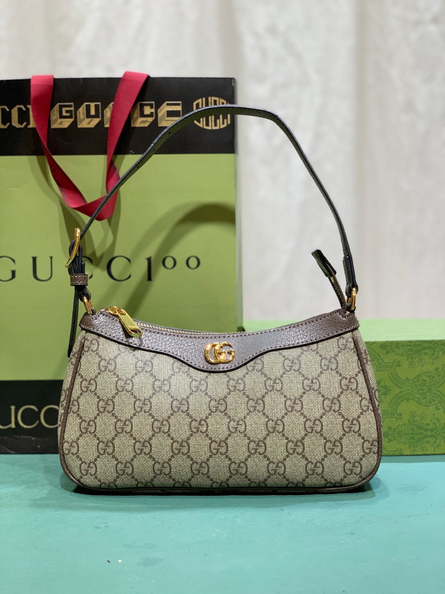 Bolso de mano ophidia pequeño Gucci