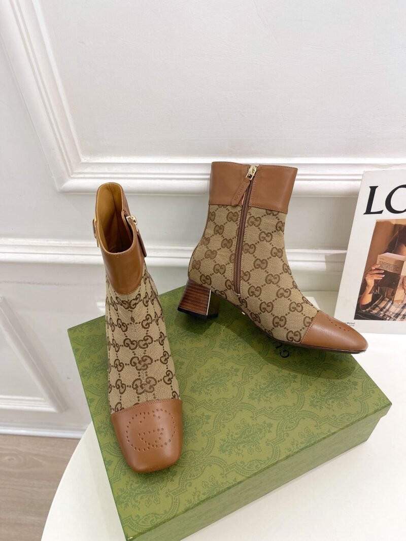 Botín de lona GG Gucci - Imagen 7