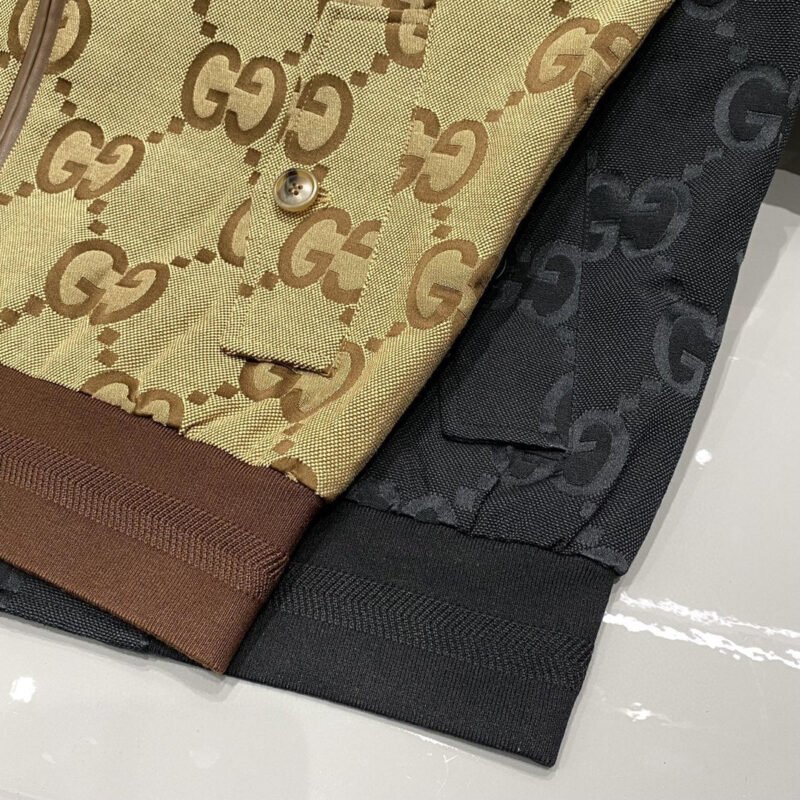 Chaqueta de lona con jumbo GG GUCCI - Imagen 9