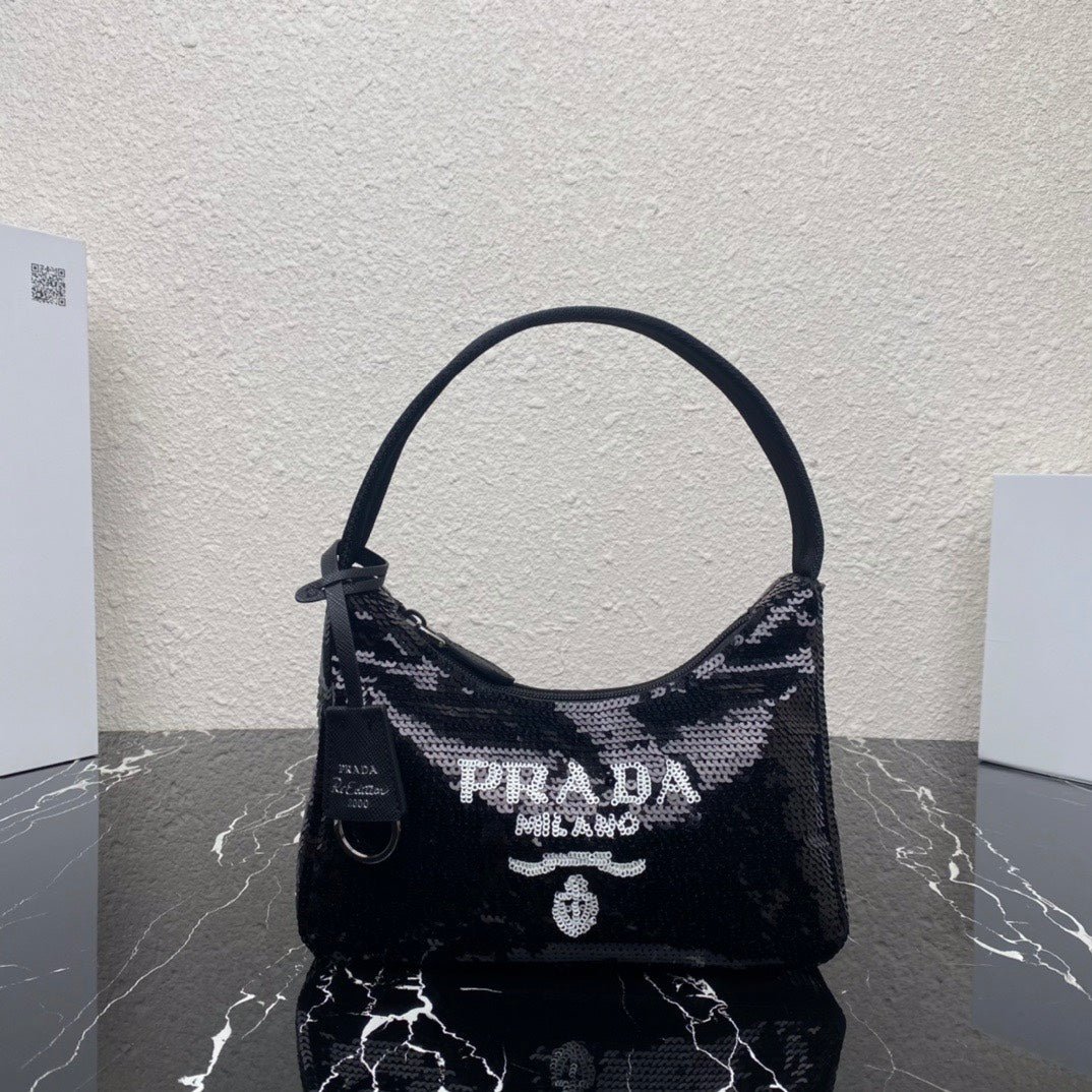 Minibolso de satén PRADA