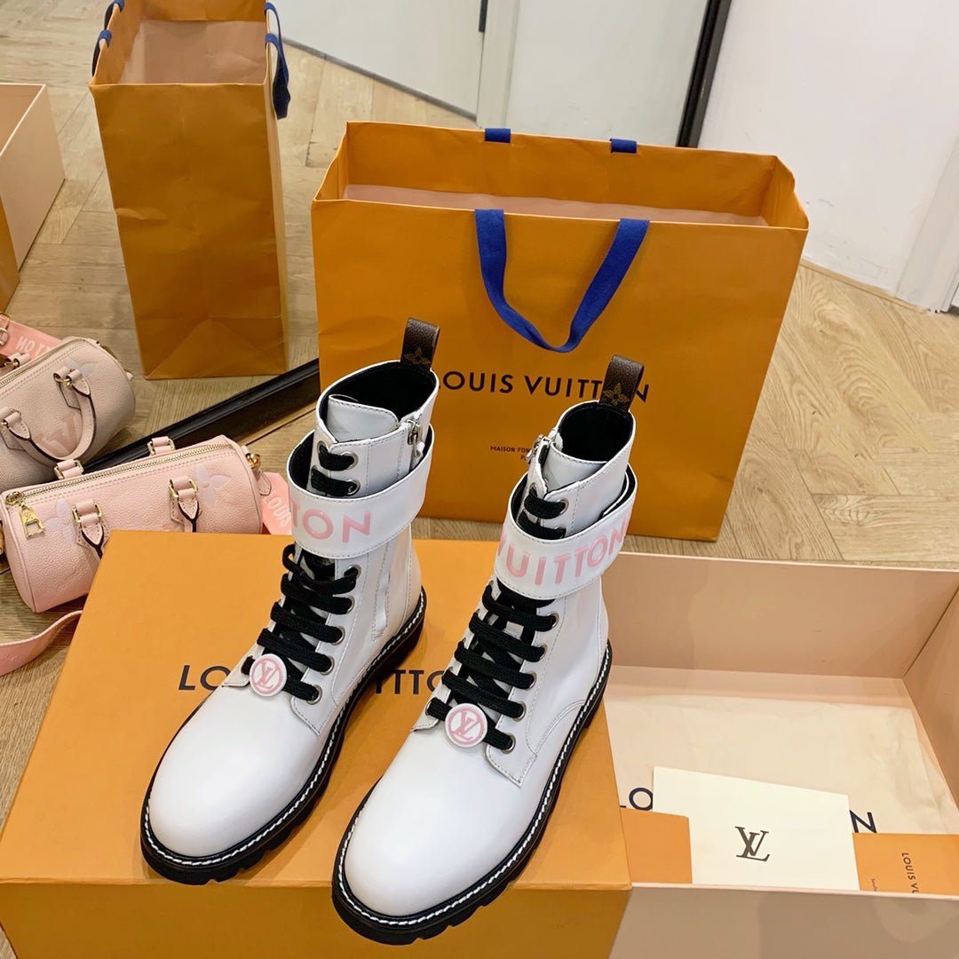 Bota Militar Plana Territory Louis Vuitton