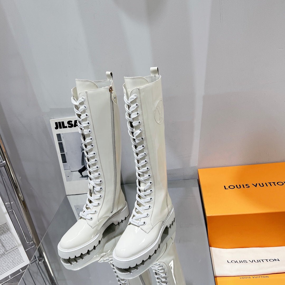 Bota Militar Alta Territory Louis Vuitton