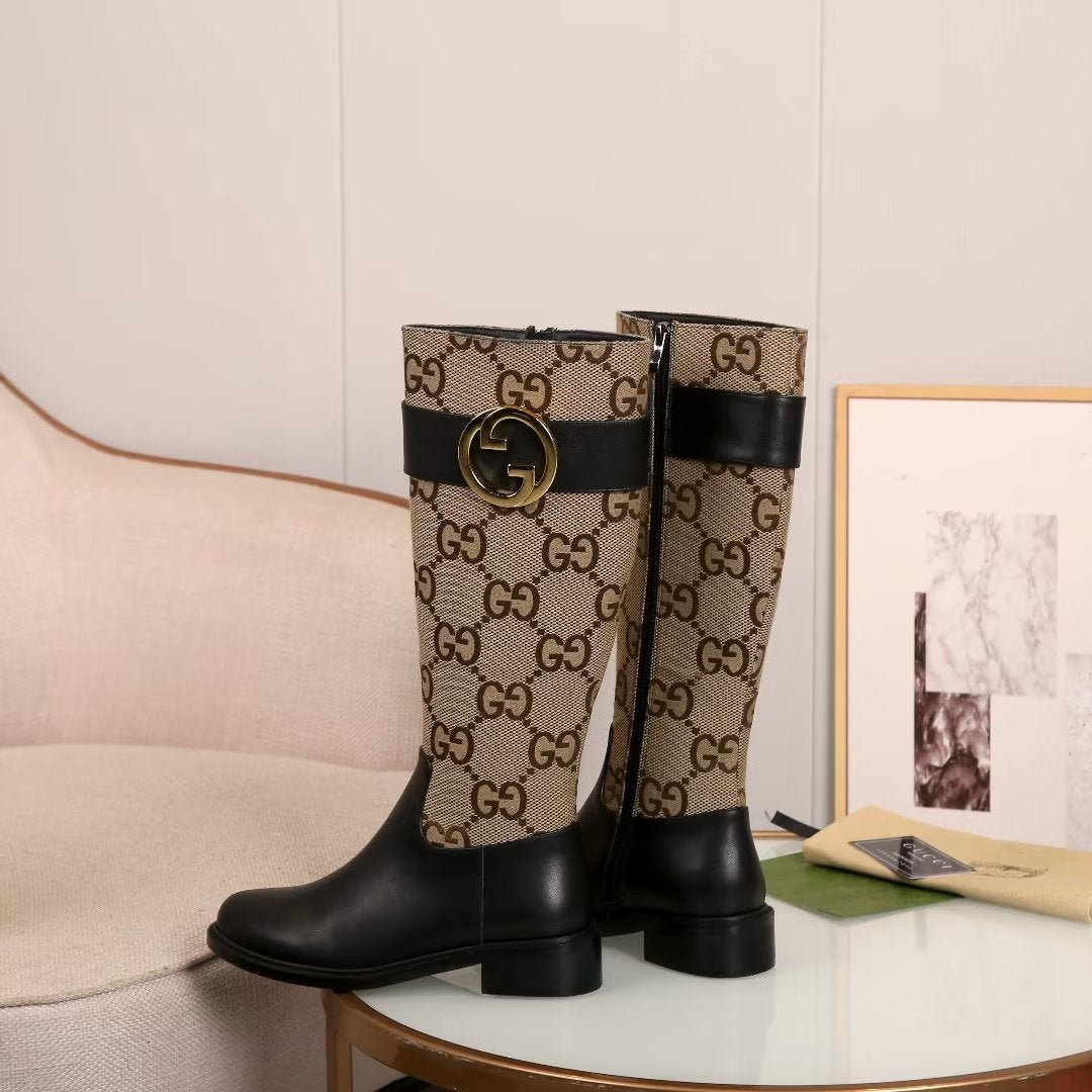 Bota Gucci Blondie con Lona GG