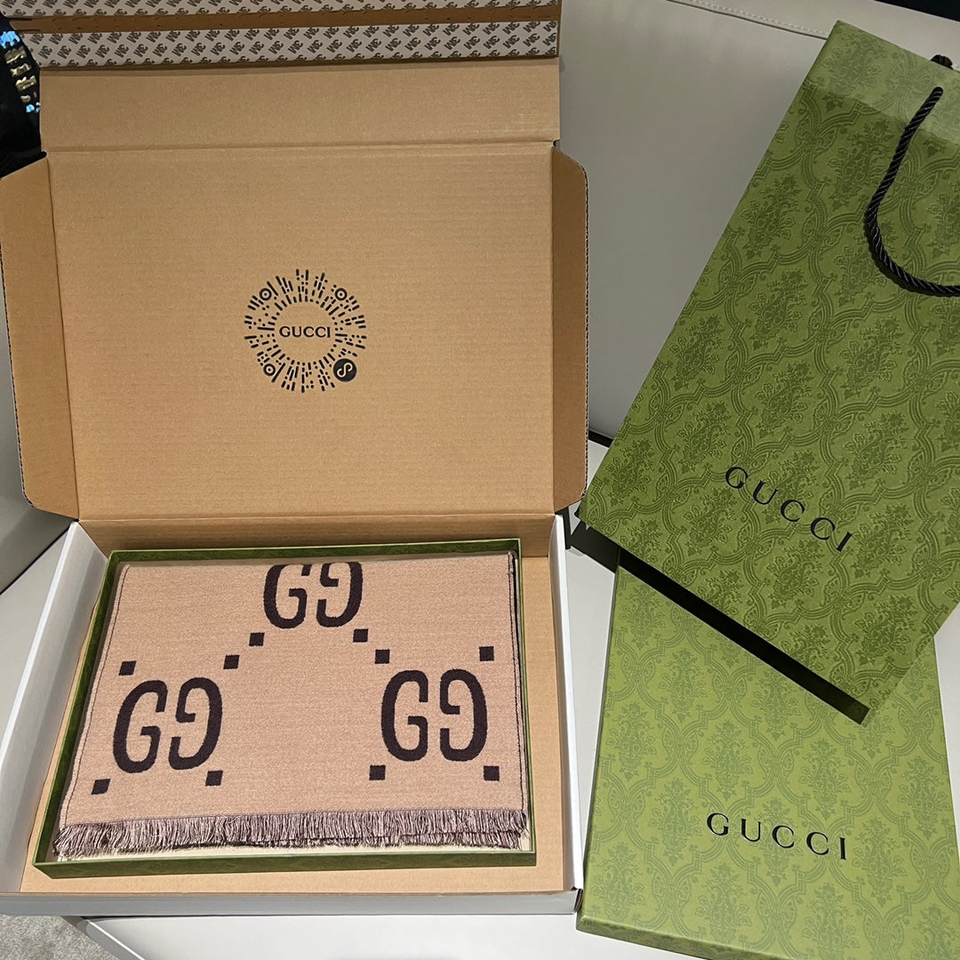 Bufanda de punto de jacquard GUCCI