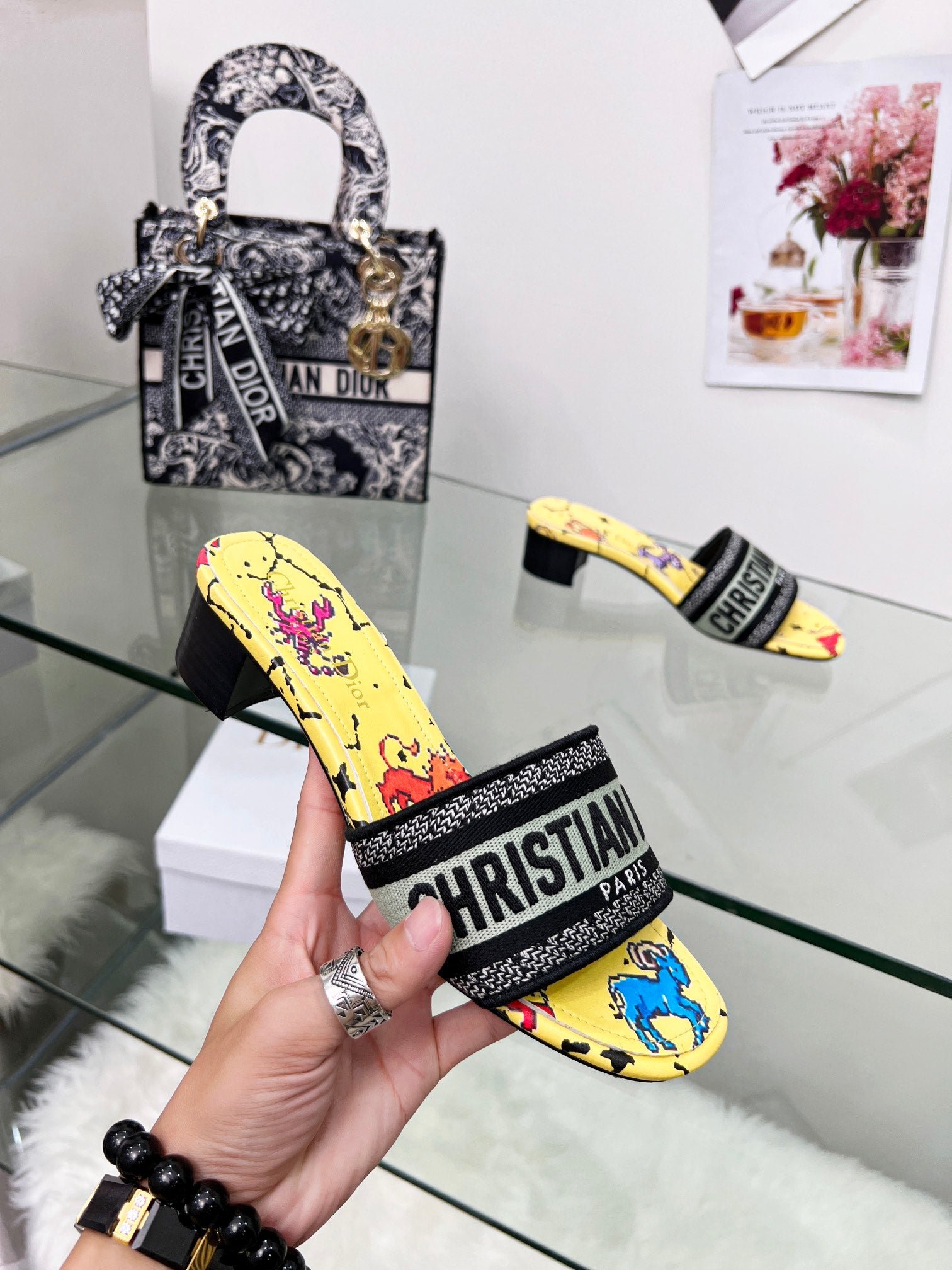 Mule Dway Dior Tacón Alto
