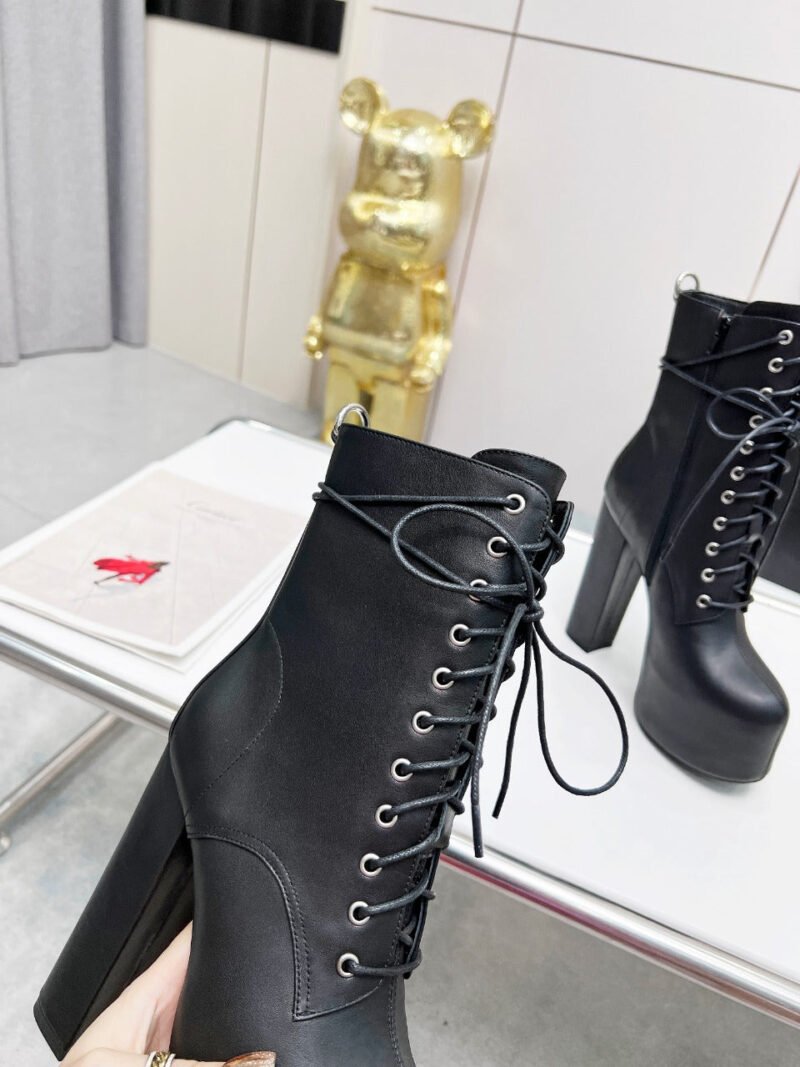 Botines Cherry de Plataforma Piel Lisa YSL - Imagen 7