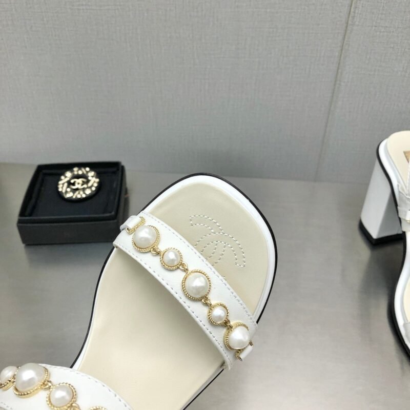 Sandalias de tacón alto chanel - Imagen 6