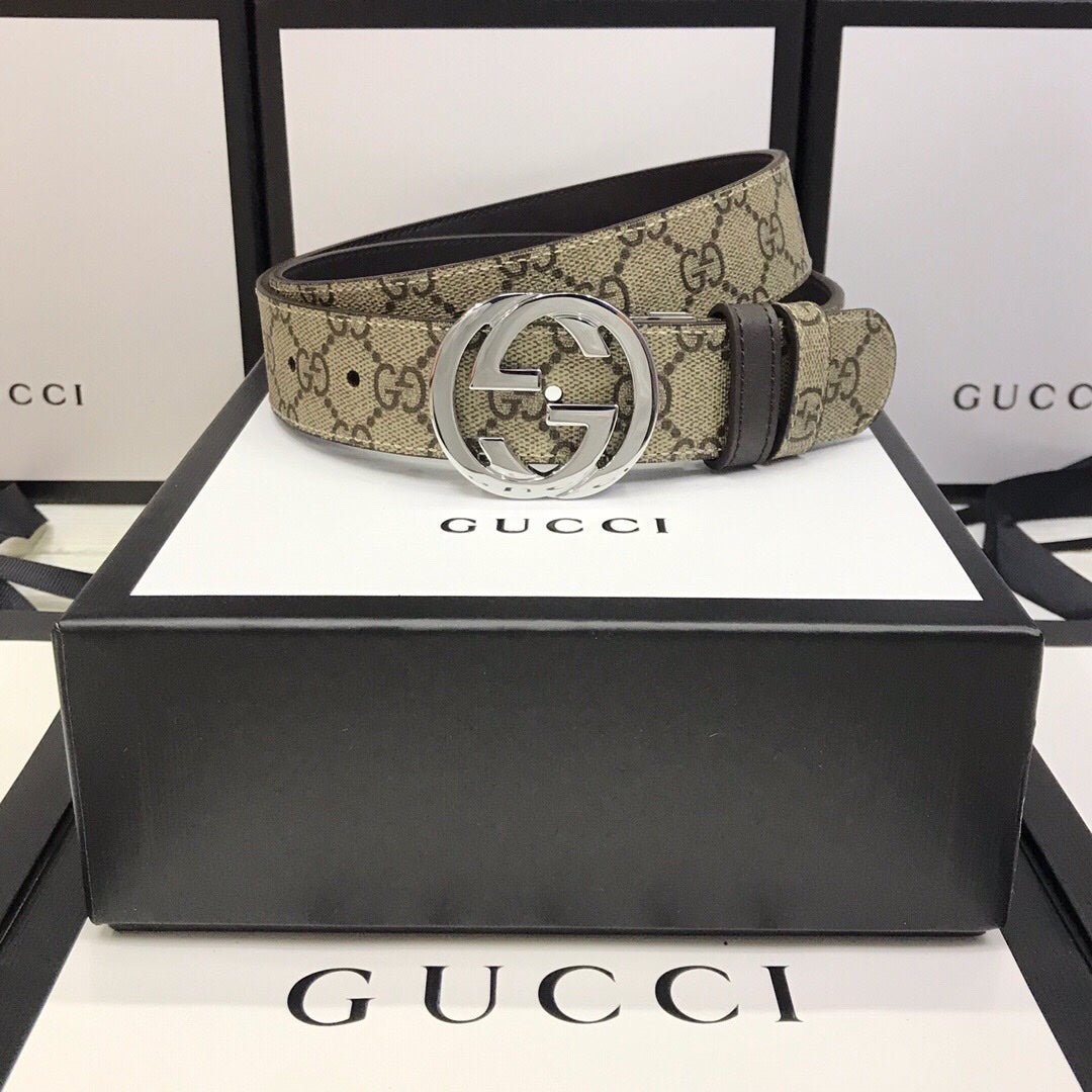 Cinturón GG reversible GUCCI