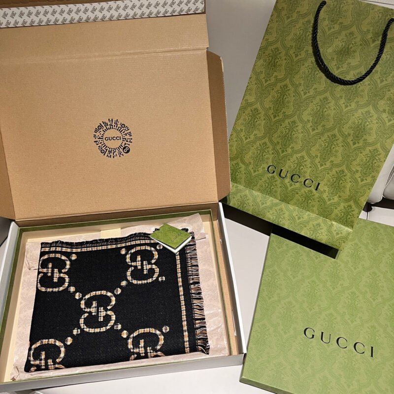 Bufanda de punto de jacquard GUCCI