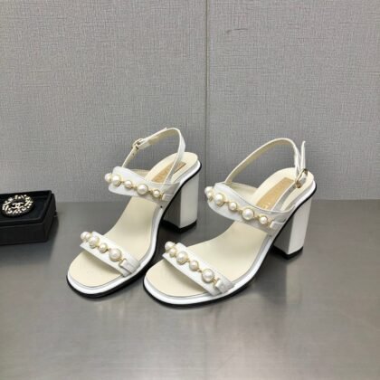 Sandalias de tacón alto chanel