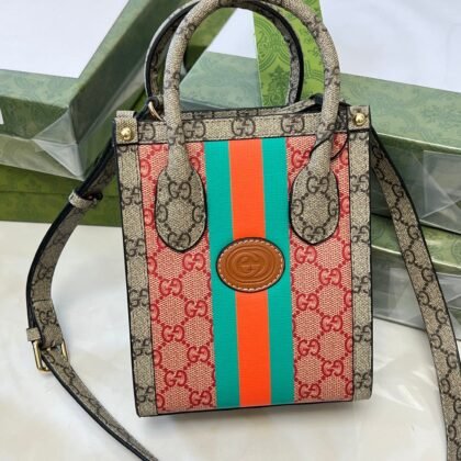 Bolso con asa superior Gucci