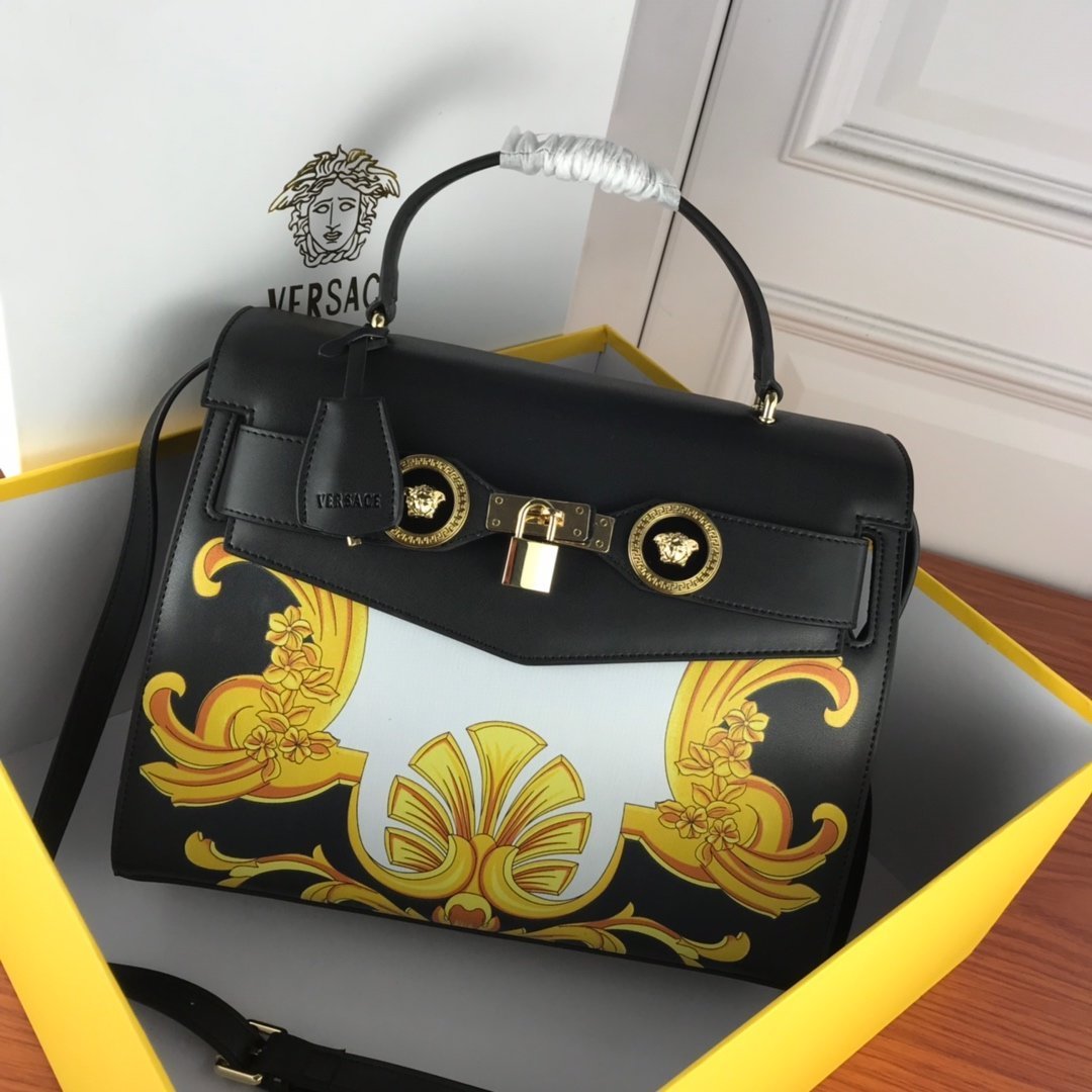 Versace Bolso de Mano Icon Grande con Barroco - KJ PLUS
