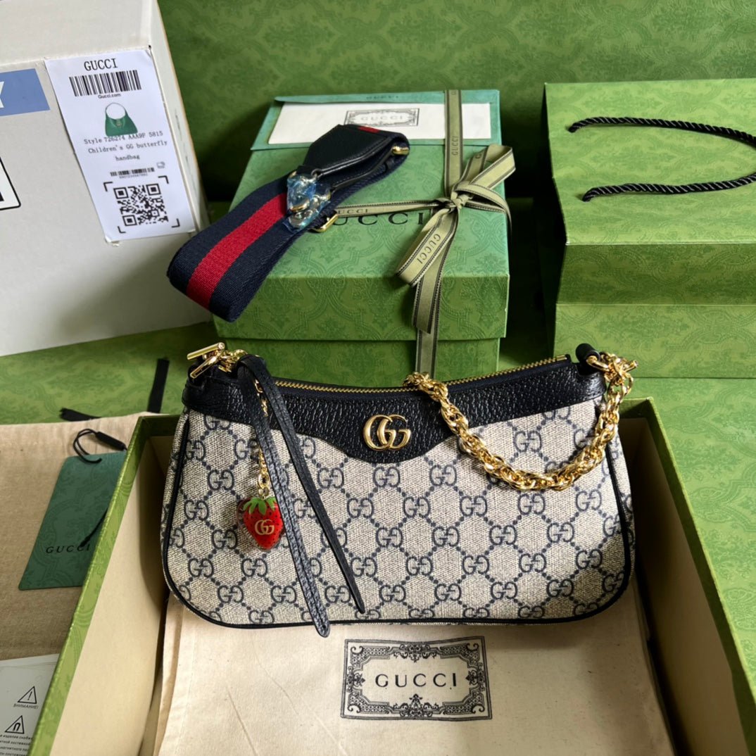 Bolso de mano Ophidia pequeño GUCCI