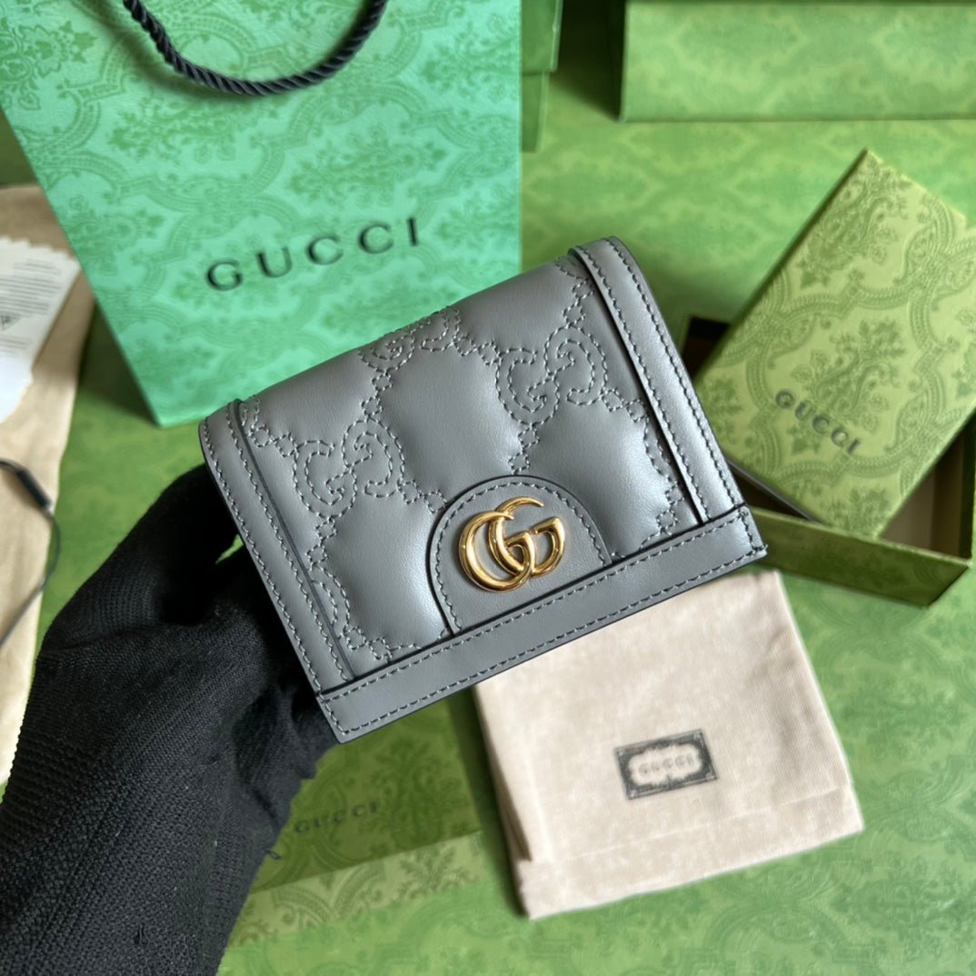 Cartera de Matelassé con GG GUCCI