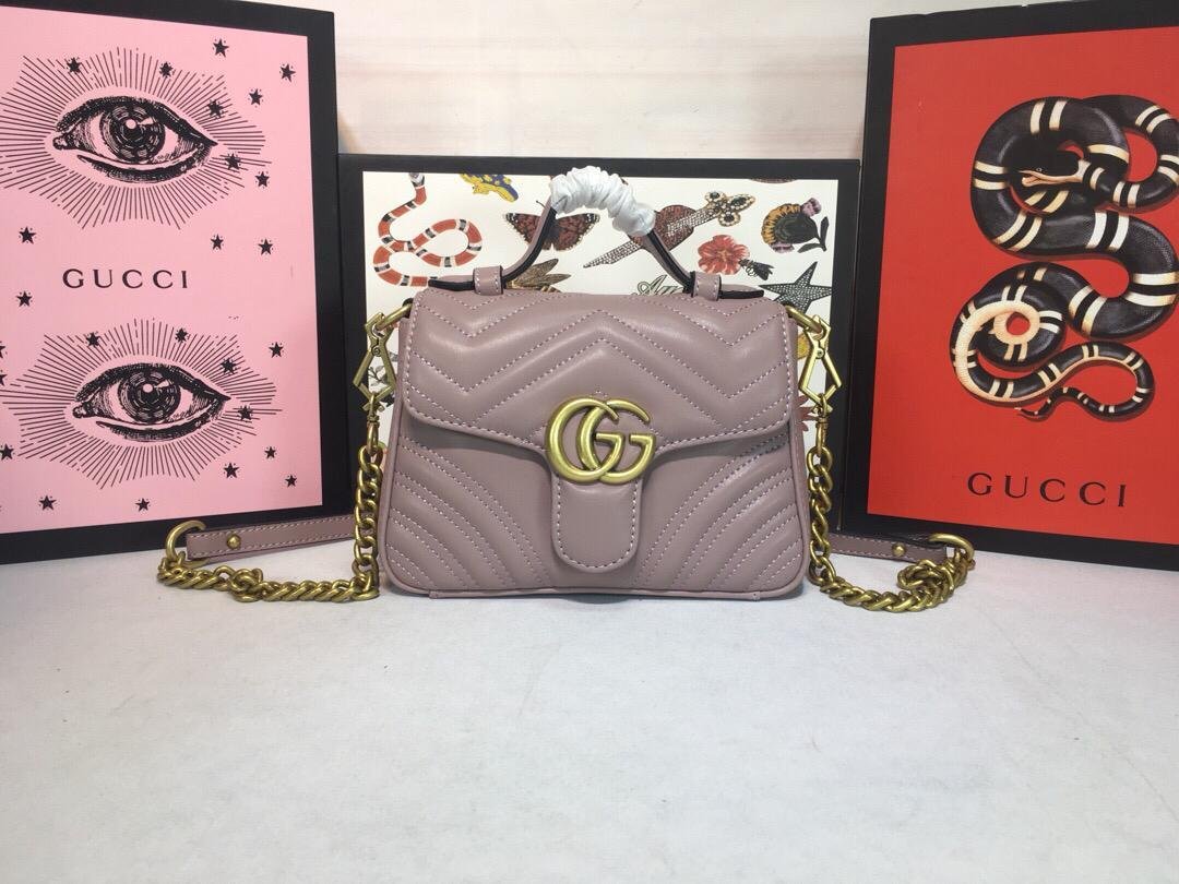 Bolso de Mano GG Marmont Pequeño GUCCI