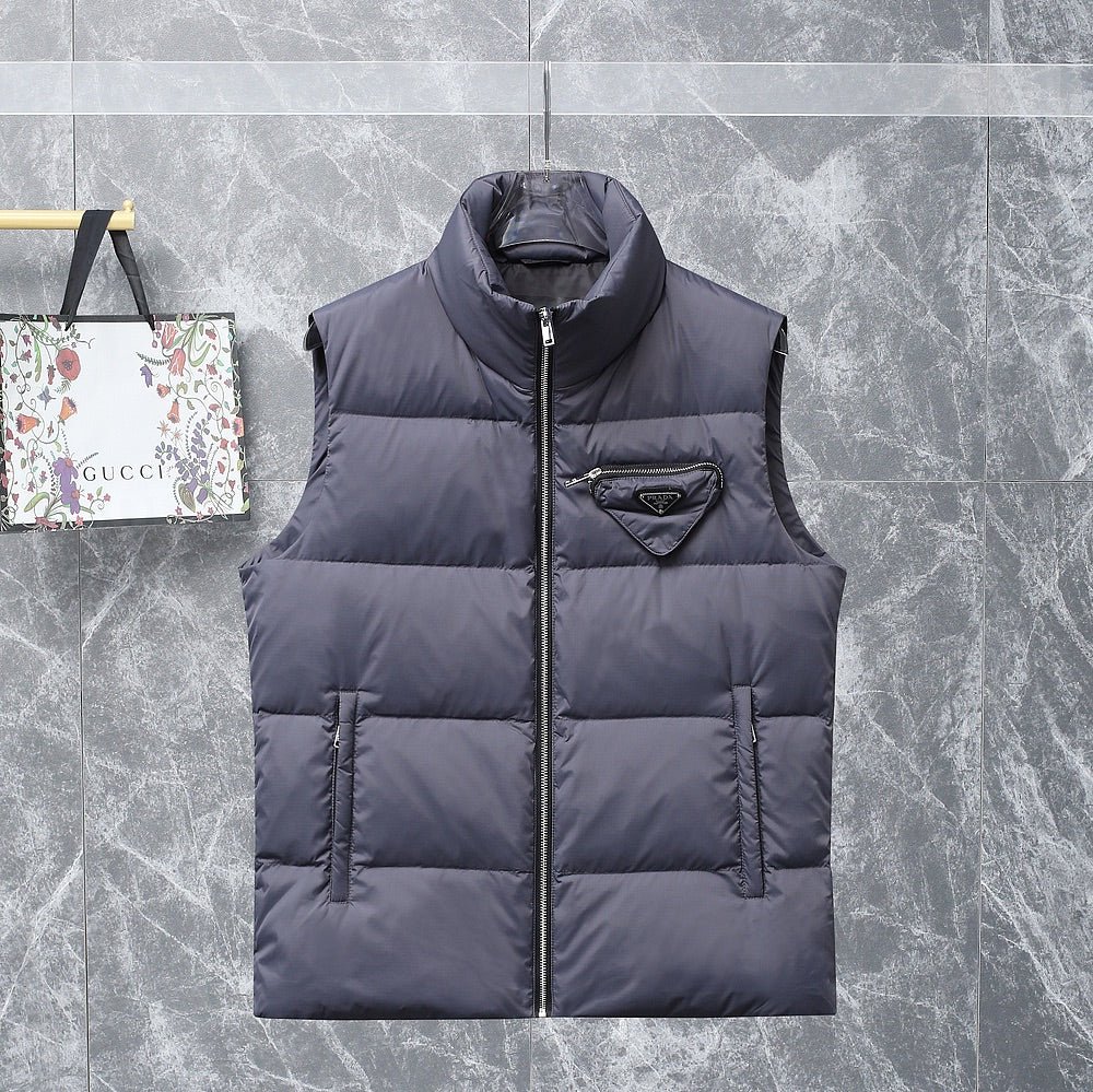 Chaleco Acolchado Re-Nylon Bolsillo Prada