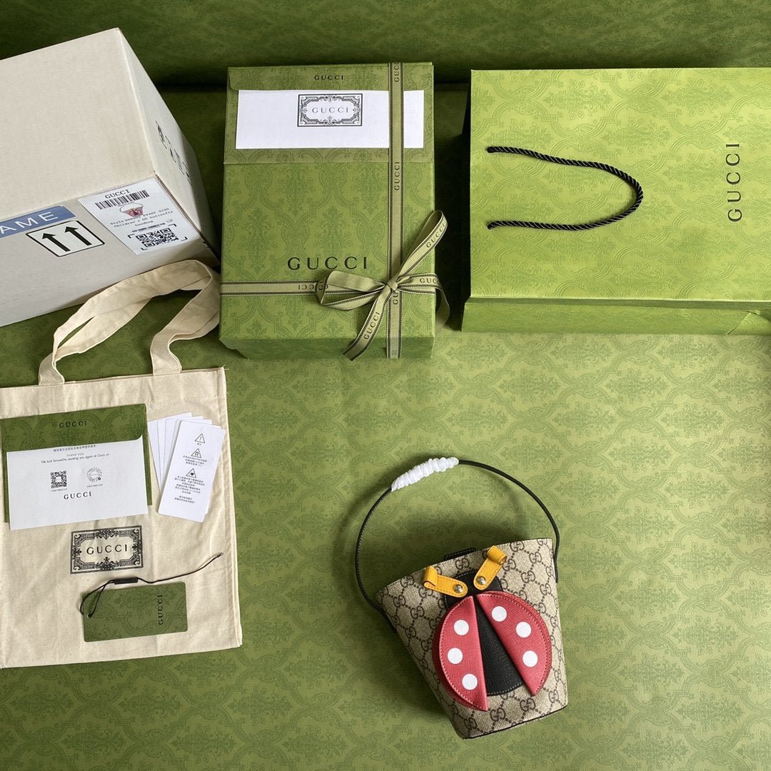 Bolso infantil con mariquitas GUCCI