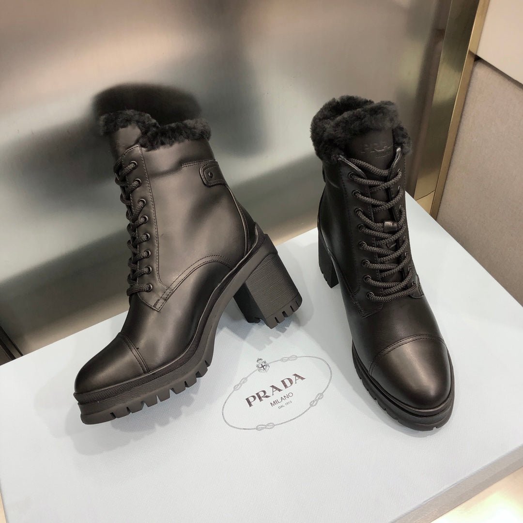 Botines de piel PRADA
