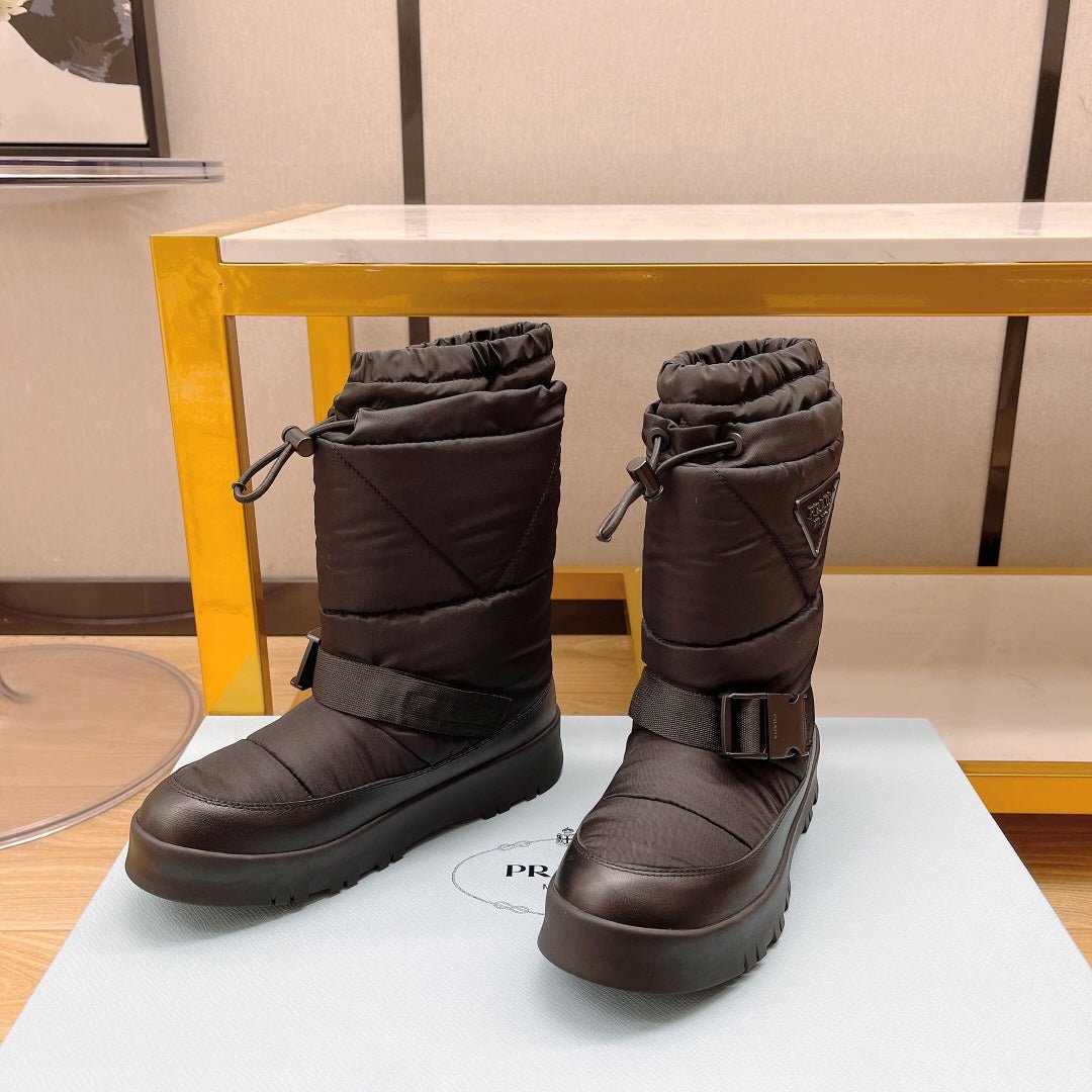 Botines en gabardina de Nylon PRADA