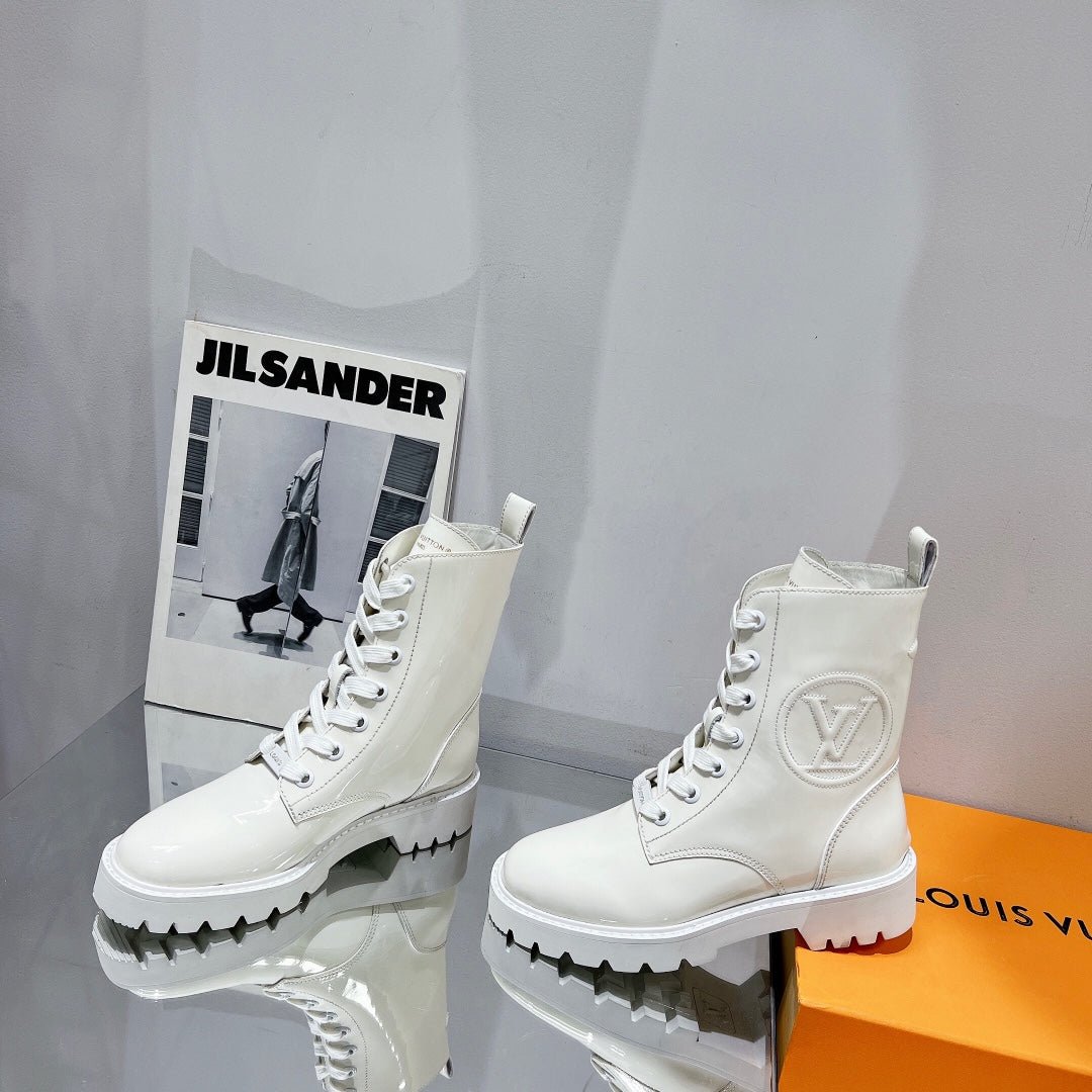 Bota Militar Plana Territory Louis Vuitton