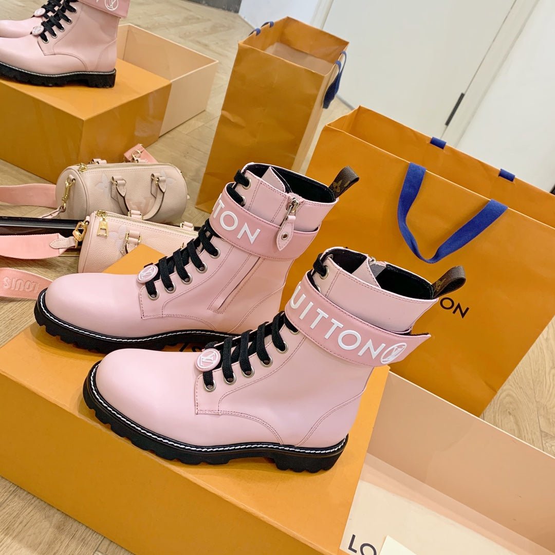 Bota Militar Plana Territory Louis Vuitton