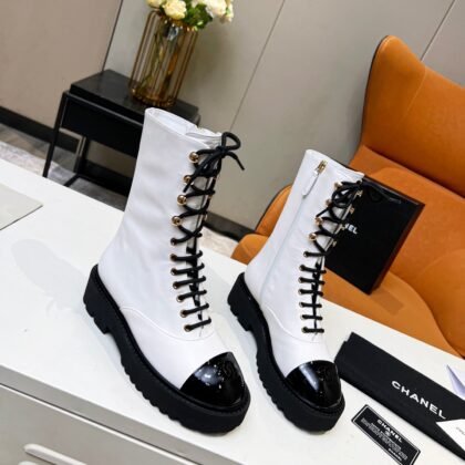 Botines de cordón Chanel