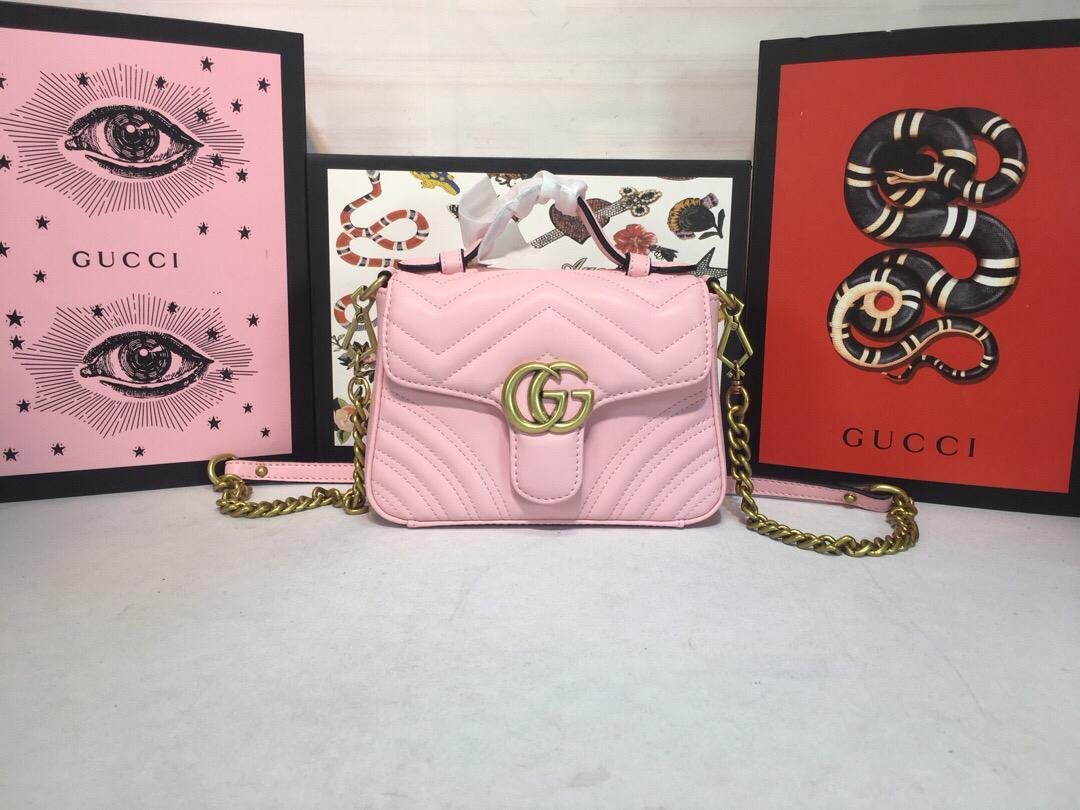 Bolso de Mano GG Marmont Pequeño GUCCI
